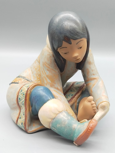 Lladró porzellanfigur eskimo - lladró,