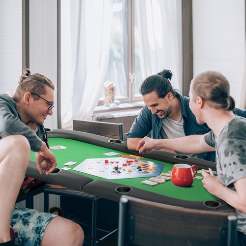 Klappbarer pokertisch für - klappbarer,