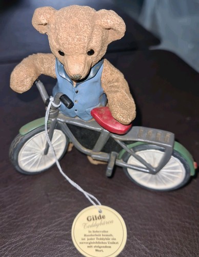 Gilde teddybär auf motorrad - gilde,