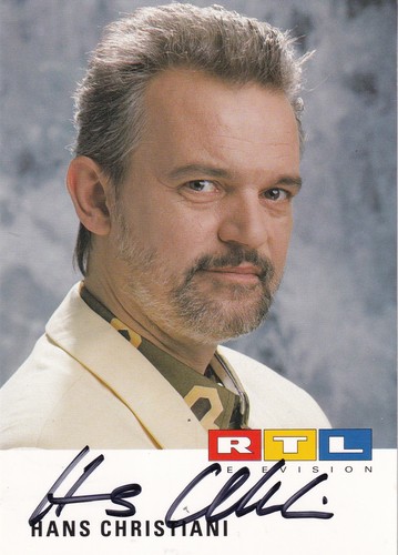 Autogramm hans christiani - autogramm,