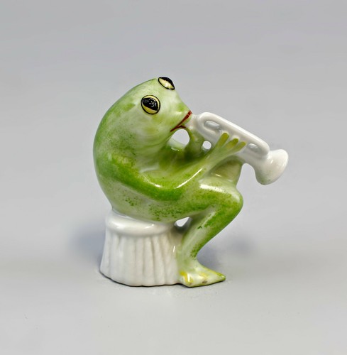 9986255 porzellan figur frosch - porzellan,