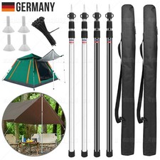 4x Teleskop Zeltstange Alu