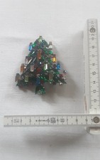 vintagebrosche Tannenbaum weiss USA