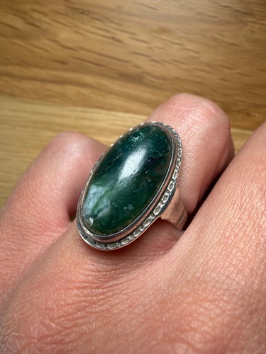 Vintage silberring großer - silberring,