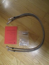 2 x Stahlflex Leitung,  YZF 1000 R1, RN019, ab 07, vorn. 1 x 80 cm, 1  x 76 cm. 