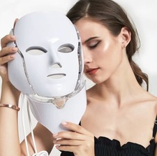 7-Farben-Lichttherapie-Gesichts-LED-Gesichtsmaske, Lichttherapie-Maske Anti Akne