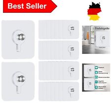30 Stück Bilderhaken Selbstklebend, Transparent Klebenagel Bilder Aufhängen Ohne