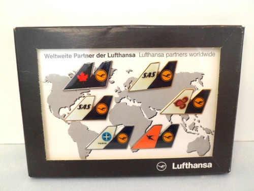 6er pin set - pin-set, "lufthansa