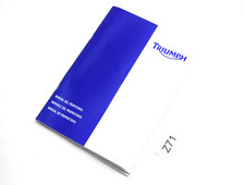 Triumph Daytona 955i, Speed Triple Manual del Propietario Italy  IT/ES Handbuch