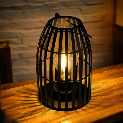 Deko windlicht schwarz led - deko,