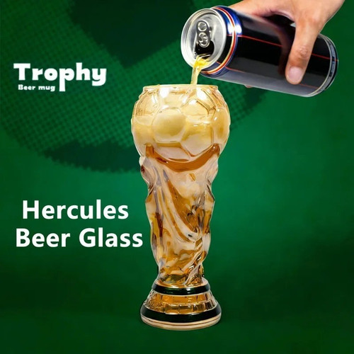 Fußball trophäe bier - fußball,