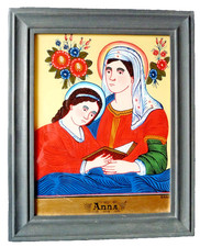 Original Hinterglasmalerei