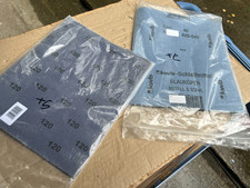 KWB Schleifpapier Schleifer 120K+40K (insg.16Blätter )  / Cont2Pal4K8