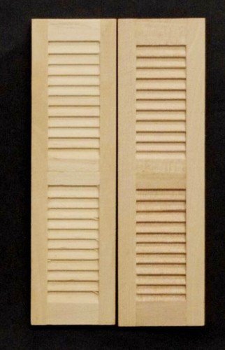 Paar louvre fensterläden 12 - paar, 1:12
