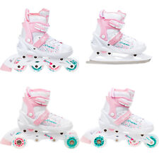 Inlineskates/Triskates/Rollschuhe/Schlittschuhe Raven Rosi verstellbar-Neu!