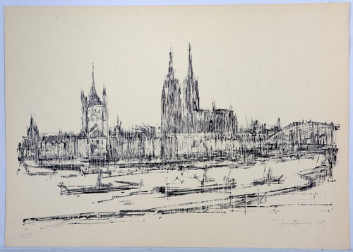 Franz ruffing lithographie - ruffing:,