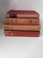Vintage red book bundle - vintage, shelf
