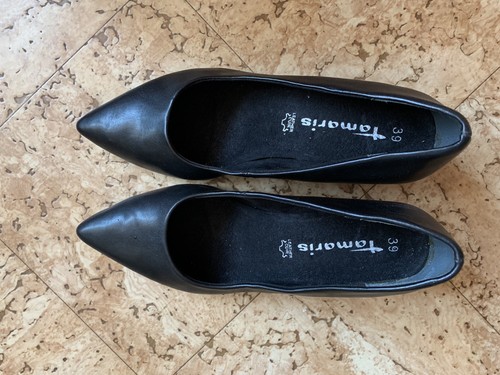 Echt leder pumps schwarz - leder, gr