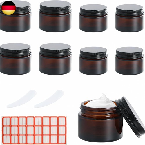 Pcs tiegel glas braun - tiegel,