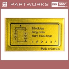 Ignition Sequence Sticker for