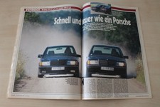 Auto Bild 38/1987 Mercedes 190E 3.2 AMG W201 mit 234PS besser als...?