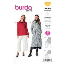 Burda Style Schnittmuster Nr. 5984 - Mantel - Kaban-Jacke und Trenchcoat