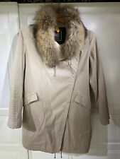 Blonde No. 8 Stockholm EDEL Parka Winter Jacke Mantel sandbeige Gr. 42 Echtpelz