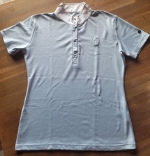 hellblaue Turnierbluse von Imperial Riding L mit Strassbesatz