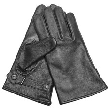 BW Bundeswehr Lederhandschuhe schwarz gefüttert S-3XL Winter Leder Handschuhe