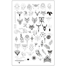 XXL Stamping Schablone Mandala