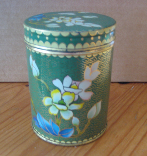 Leere kleine blechdose tchibo - leere,