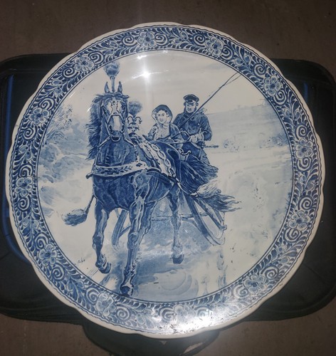 Delft wandteller groß - delft, 40
