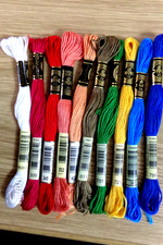 10 x Original DMC Stickgarn -