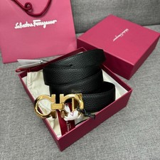 FERRAGAMO Black Men's Gancini