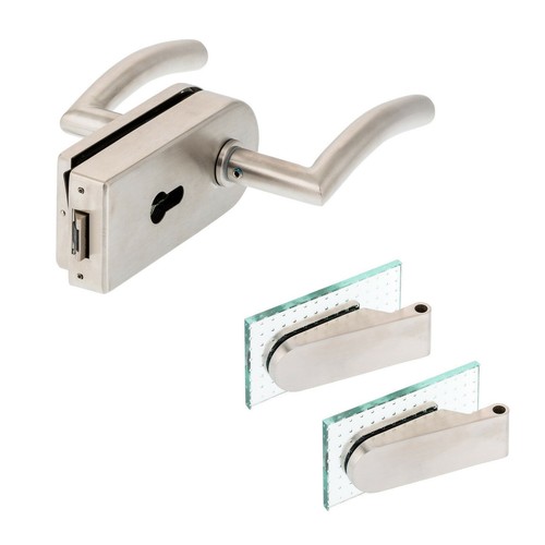 Glastürbeschlag set - glastürbeschlag, d