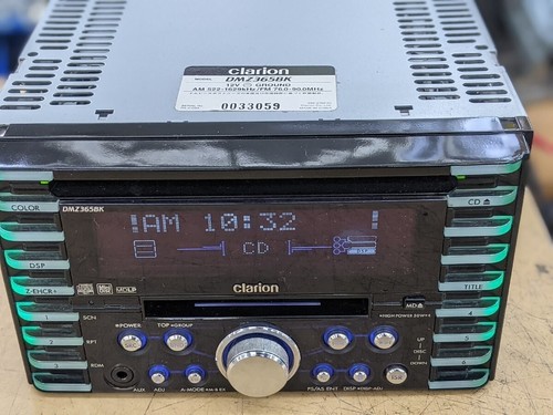 Clarion dmz365 player - clarion, md/cd-player