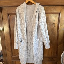 Strickmantel Grau Gr XXL Wie