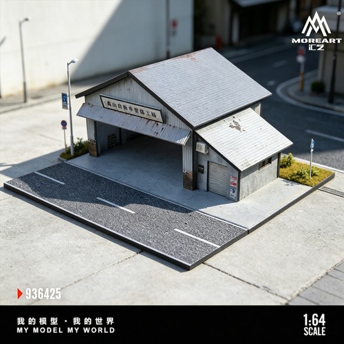 Diorama factory garage - de,