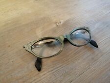 Nostalgische 50er Jahre Brille mit Strass