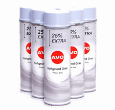 Haftgrund grau Grundierung Lackspray Sprühdose 6x500ml Autolackspray AVO A08001