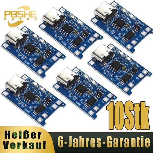 Usb lithium akku ladeplatine - usb-c,