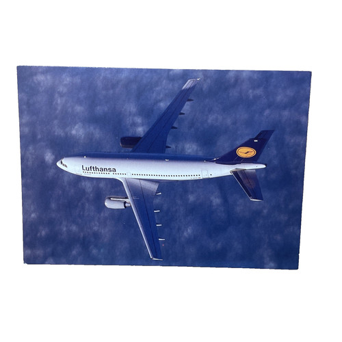 Postkarte flugzeug airline - postkarte,