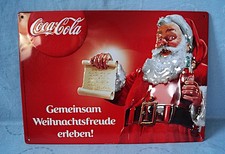 Metallschild Werbeschild Coca
