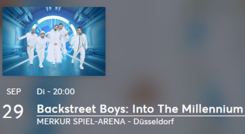 Backstreet boys innenraum - boys,