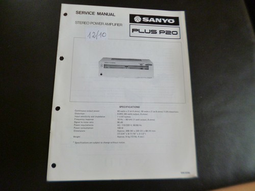 Original service manual - service,