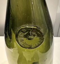 Alte Siegelflasche Glas