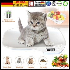 Elektronische Digital Tierwaage bis 15kg Haustier Katze Hunde Kleintierwaage