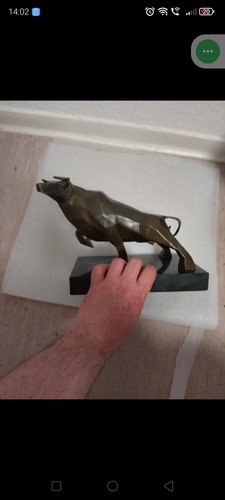 Bronze figur stier - stier, m.nick