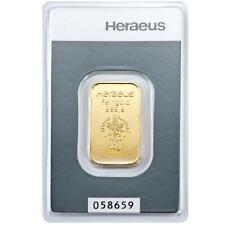 10 Gramm Goldbarren - 999,9 Gold - in Blisterkarte - Neuware - Heraeus