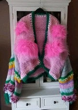 Top Strickjacke 2XL Boho